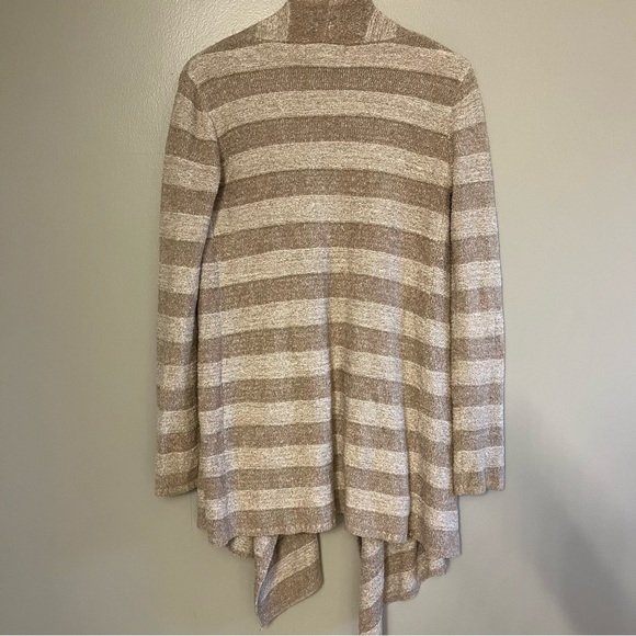 Barefoot Dreams Bamboo Chic Lite Cardigan Size S/M Calypso Waterfall Open Front - Picture 12 of 14